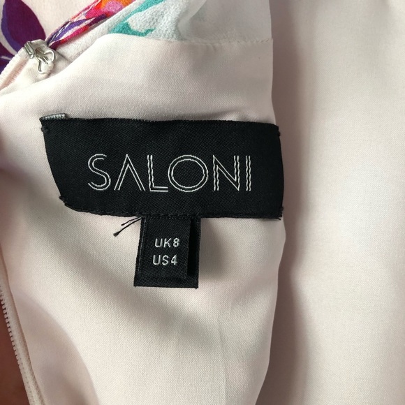 Saloni Floral Print Mini Dress - Picture 8 of 8